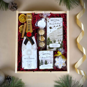 Zestaw z szampanem MOËT & CHANDON w skrzyni SN27