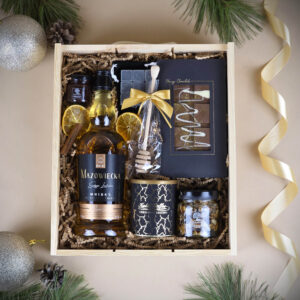 Zestaw z whisky w skrzyni SN33